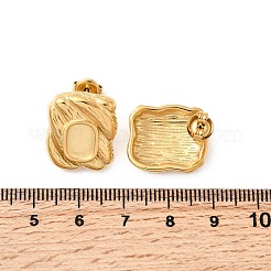 304 Stainless Steel Stud Earring Findings&nbsp;STAS-K306-76G