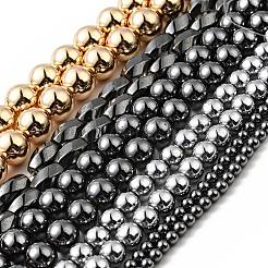 Non-magnetic Hematite Beads Strands&nbsp;G-P479-01