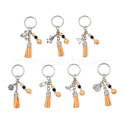 Alloy Glass Pearl Keychains&nbsp;KEYC-JKC01291