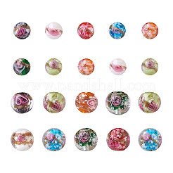 Handmade Gold Sand Lampwork Beads&nbsp;LAMP-CD0001-06