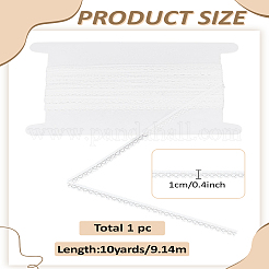 10 Yards Nylon Elastic Wavy Edged Lace Ribbon&nbsp;OCOR-LP0001-91