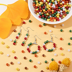 6 Colors Imitation Pearl Acrylic Beads&nbsp;OACR-SP0001-76A