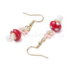 Handmade Lampwork Dangle Earrings&nbsp;EJEW-MZ00440