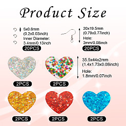 DIY Dangle Earring Making Kit&nbsp;DIY-TA0006-55B