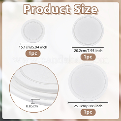 3Pcs 3 Styles Diatomaceous Earth Flower Pot  Pads&nbsp;DIY-OC0014-84B