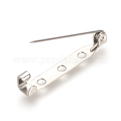 Tarnish Resistant 304 Stainless Steel Pin Brooch Back Bar Findings&nbsp;X-STAS-Q184-03