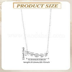 1Pc Alloy Moon Pendant Necklaces for Women&nbsp;NJEW-LP0003-12