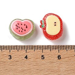 Fruits Theme Transparent Resin Cabochons&nbsp;RESI-G121-01