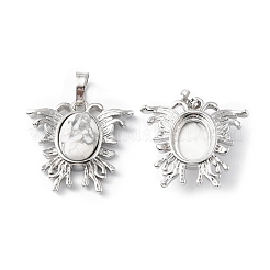 Natural Howlite Pendants&nbsp;G-P498-03P-16