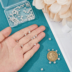 90Pcs 3 Styles Long-Lasting Hollowed Plated Brass Beads&nbsp;KK-HS0015-47