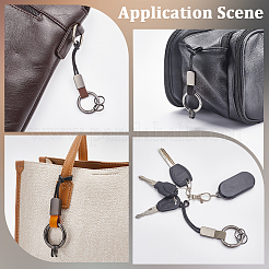4Pcs 4 Colors Leather Keychain&nbsp;KEYC-GF0001-13