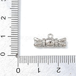 Brass Micro Pave Clear Cubic Zirconia Pendants&nbsp;KK-G545-11P