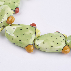 Handmade Porcelain Beads&nbsp;X-PORC-G002-16B