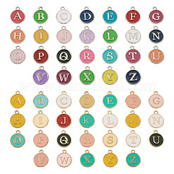 52Pcs 2 Styles Alloy Enamel Pendants&nbsp;ENAM-TA0003-15