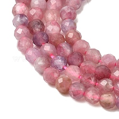 Natural Pink Tourmaline Beads Strands&nbsp;G-N342-33B