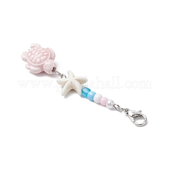 Handmade Porcelain Pendant Decorations&nbsp;HJEW-JM03211-01