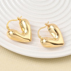 Brass Stud Earrings for Women&nbsp;KK-CBAD851-08G