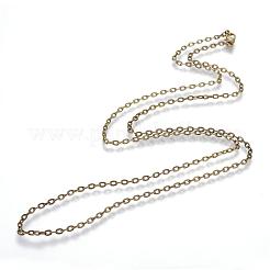 Iron Cable Chains Necklace Making&nbsp;MAK-R013-45cm-AB