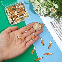 50Pcs Alloy Enamel Pendants&nbsp;ENAM-PH0003-36