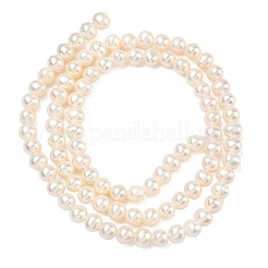 Natural Cultured Freshwater Pearl Beads Strands&nbsp;PEAR-L034-06D