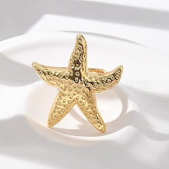 Brass Finger Rings for Women&nbsp;RJEW-U041-22G