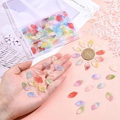 120Pcs 12 Colors Transparent Glass Pendants&nbsp;GLAA-PH0001-39