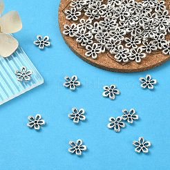 5-Petal Tibetan Style Alloy Flower Bead Caps&nbsp;TIBEB-YW0001-06