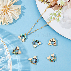 Synthetic Paua Shell Charms&nbsp;KK-BBC0003-94