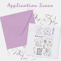 PVC Plastic Stamps&nbsp;DIY-WH0167-56-384