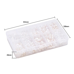 10 Style Imitation Pearl Acrylic Beads Set&nbsp;OACR-YW0001-14