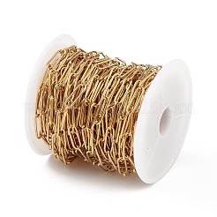 304 Stainless Steel Paperclip Chains&nbsp;CHS-C006-21G