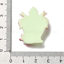 Electroplate Opaque Resin Cabochons&nbsp;RESI-S10-03C