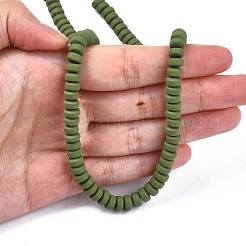 Handmade Polymer Clay Beads Strands&nbsp;LS-CLAY-N008-104