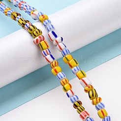 Opaque Handmade Lampwork Beads Strands&nbsp;LAMP-H061-03