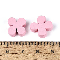 Natural Wooden Flower Beads&nbsp;NNA0ZC9
