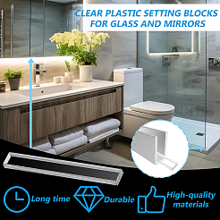 120Pcs Transparent Acrylic Sheets&nbsp;FIND-GA0007-20B