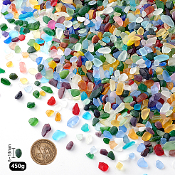 450G Frosted Glass Beads&nbsp;FGLA-PH0001-12