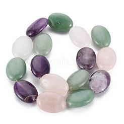 Natural Green Aventurine & Rose Quartz & Amethyst Beads Strands&nbsp;G-S359-353