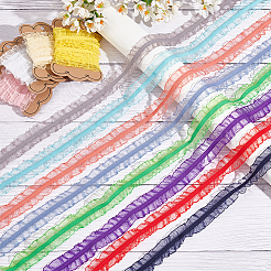 30 Yards 12 Colors Chinlon Elastic Lace Trim&nbsp;EW-FG0001-01