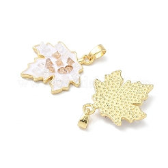 Brass Enamel Pendants&nbsp;KK-Z134-02G-02