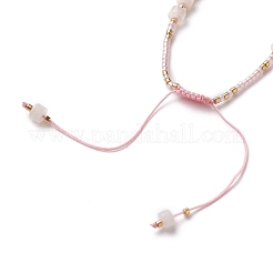 Adjustable Nylon Thread Braided Bead Bracelets&nbsp;BJEW-JB05504-02