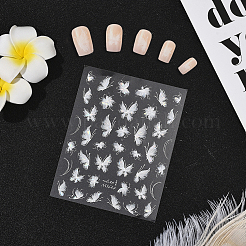 Butterfly Pattern PET Nail Art Stickers&nbsp;MRMJ-WH20017-011A