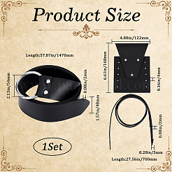 PU Leather Knife Sword Sheaths&nbsp;AJEW-WH20001-90B-01