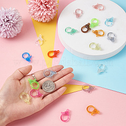 100Pcs 20 Style Plastic Lobster Claw Clasps&nbsp;KY-PJ0001-02