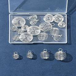 20Pcs 4 Styles Iron Wire Pendants&nbsp;FIND-FS0003-39