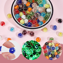 120Pcs Handmade Luminous Lampwork Beads&nbsp;LAMP-PA0001-60A