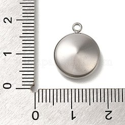 304 Stainless Steel Pendant Cabochon Settings&nbsp;X-STAS-I310-28P