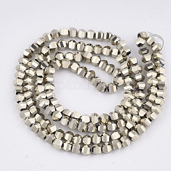 Electroplate Glass Beads Strands&nbsp;EGLA-S176-07B-E03