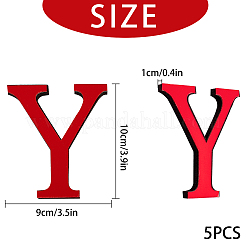 Acrylic Mirror Wall Stickers Decal&nbsp;DIY-CN0001-13B-Y