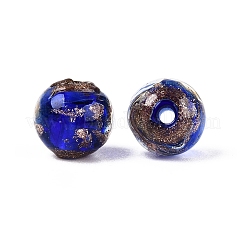 Handmade Gold Sand Lampwork Beads&nbsp;LAMP-N045-01C-03